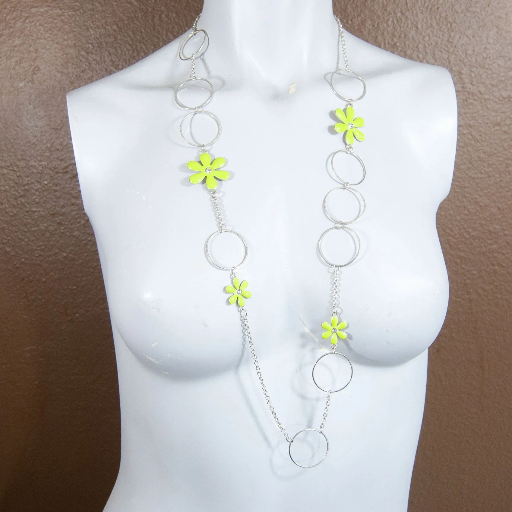 00's Daisy Ring Necklace by Michael Gerard