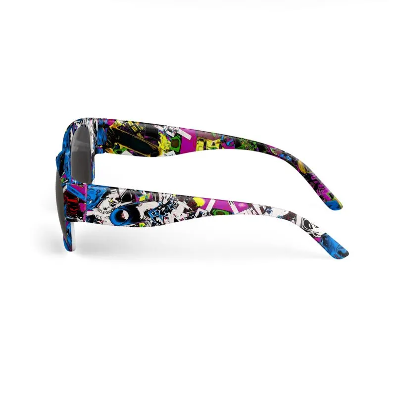 #102 JAXS N CROWN DESIGNER SUNGLASSES, ABSTRACT