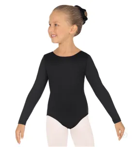 44265C Child Microfiber Long Sleeve Leotard