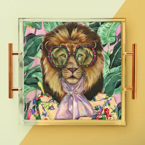 Acrylic Lion Serving Tray