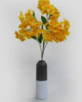 Afro Artificial Daffodil Ornamental Flower Stick | Vase Not Included