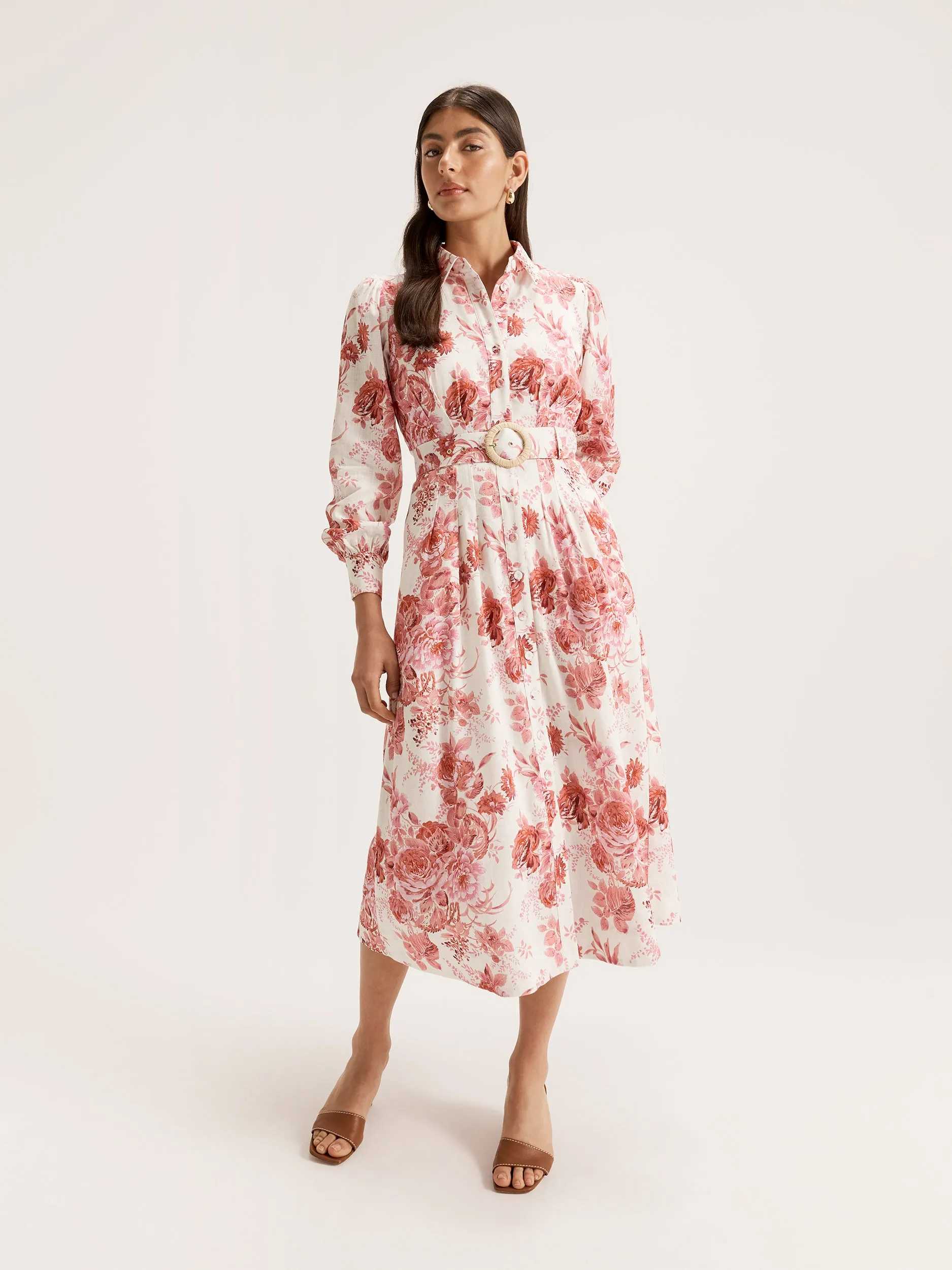 Amalfi Bloom Shirtdress