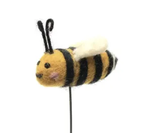 Amica Bumble Bee on a Wire Stick Decoration