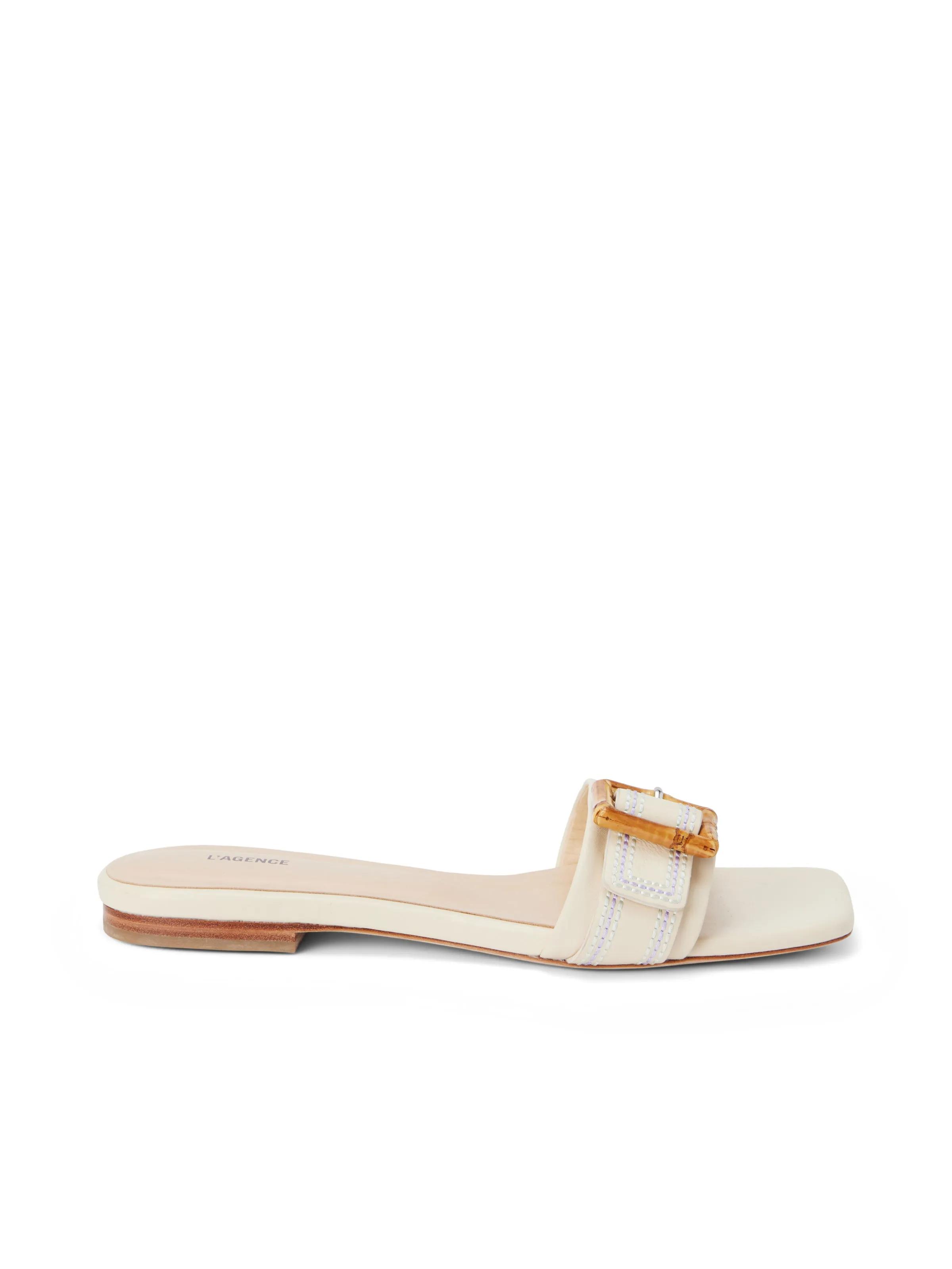 Aurelie Buckle Slide Sandal