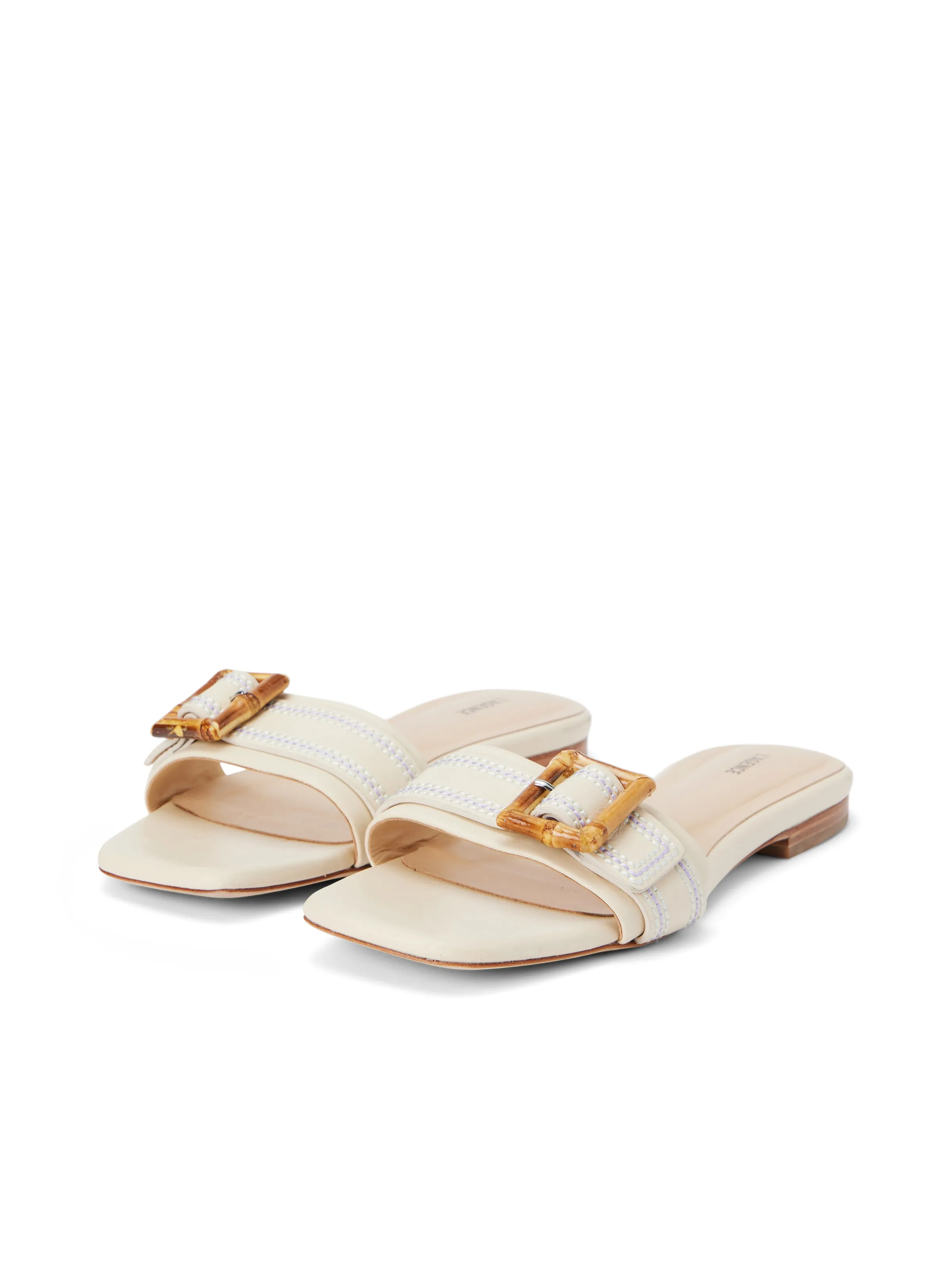 Aurelie Buckle Slide Sandal