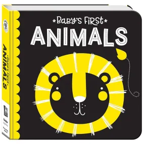 Baby’s First High Contrast Neon Board Book | Animals