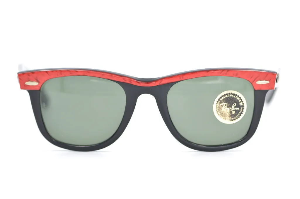 B&L RayBan Red Top Wayfarer