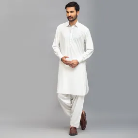 Bianco White Shalwar Kameez