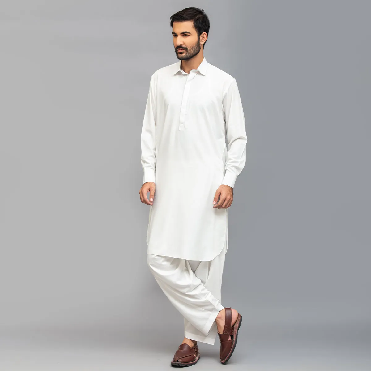 Bianco White Shalwar Kameez