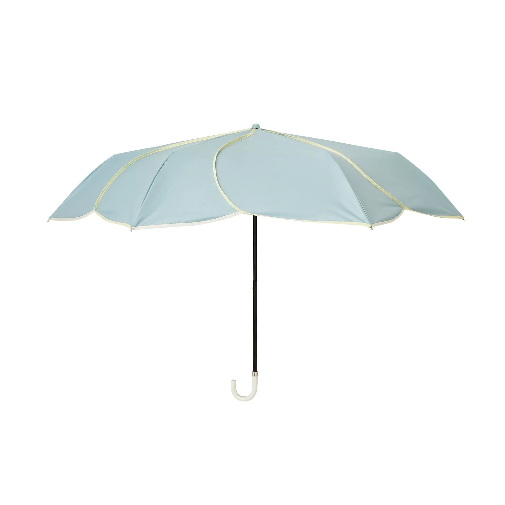 Bicolor Piping Compact Parasol Umbrella 47Cm Green