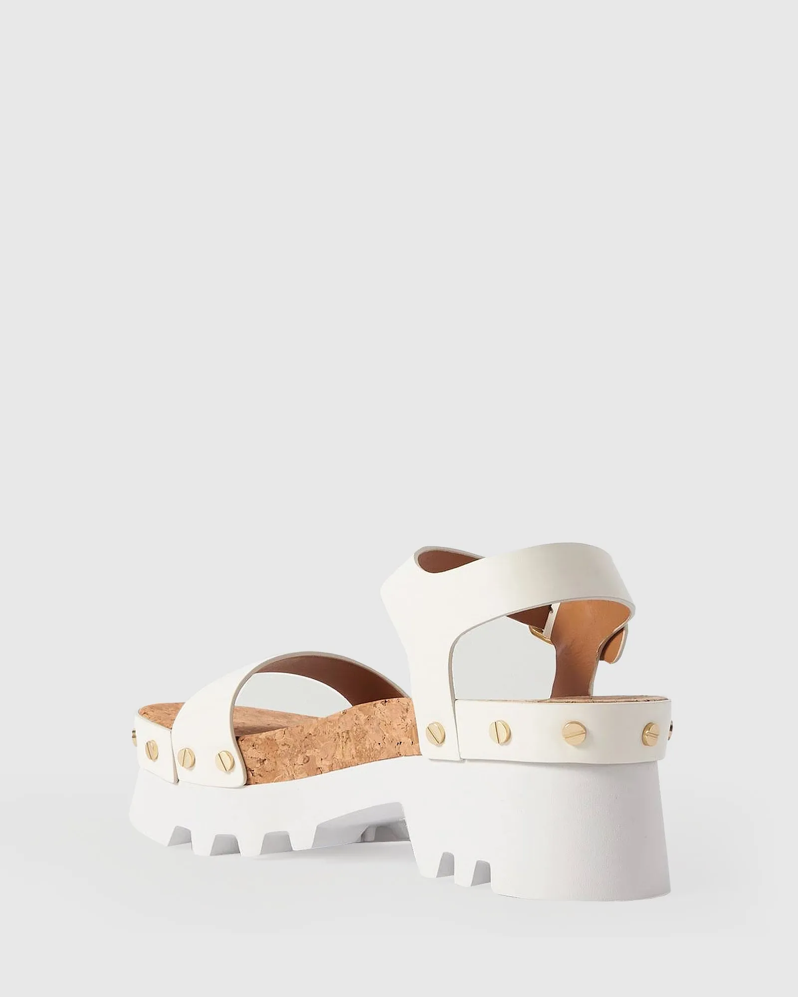 Blinding Lights Chunky Sandal - White