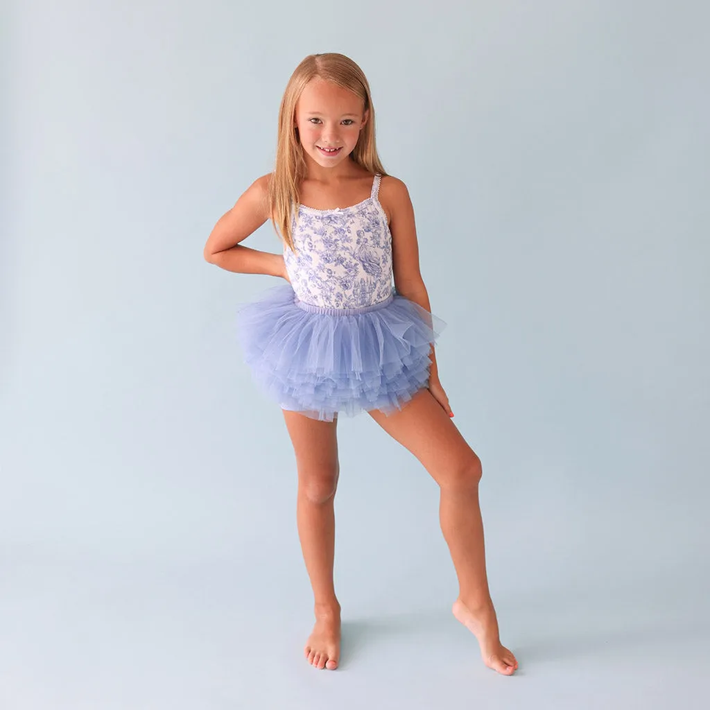 Blue Dew Tulle Skort