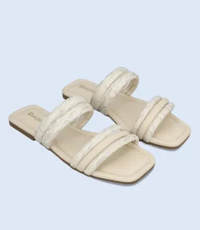 BW10008-IVORY-Women Slipper