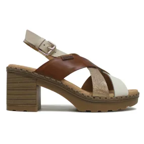 Canarias Leather Women's Slingbacks Sandals