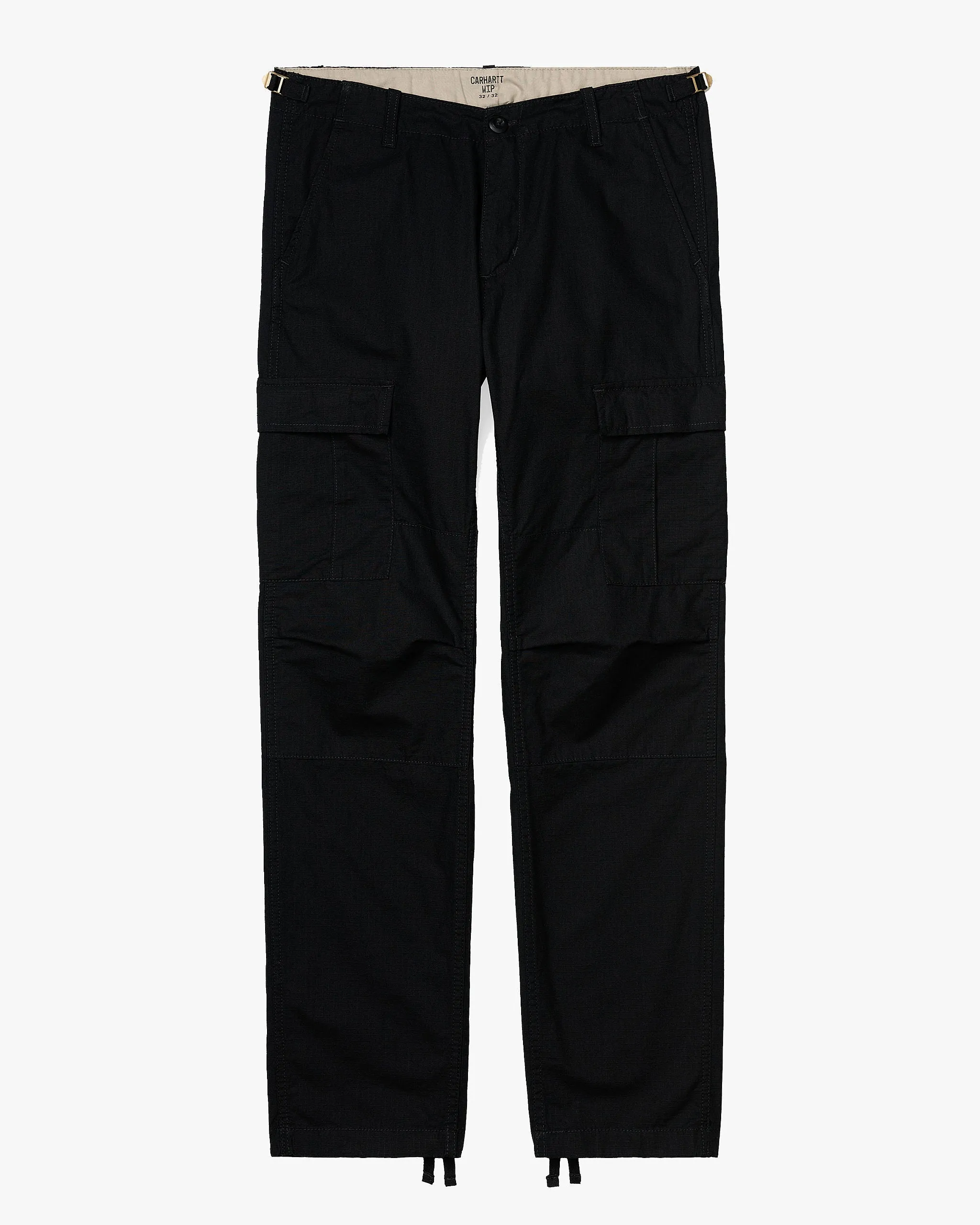 Carhartt WIP Aviation Pant Slim Fit Cargo - Black Rinsed