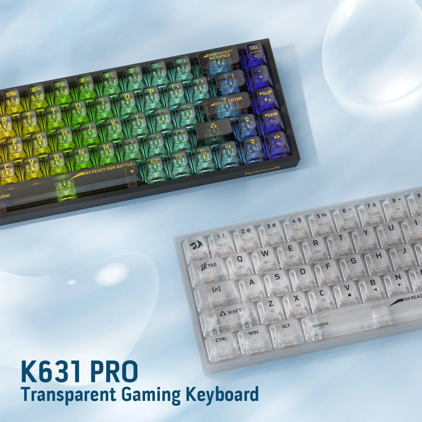 CASTOR K631 PRO Full-Transparent Mechanical Keyboard