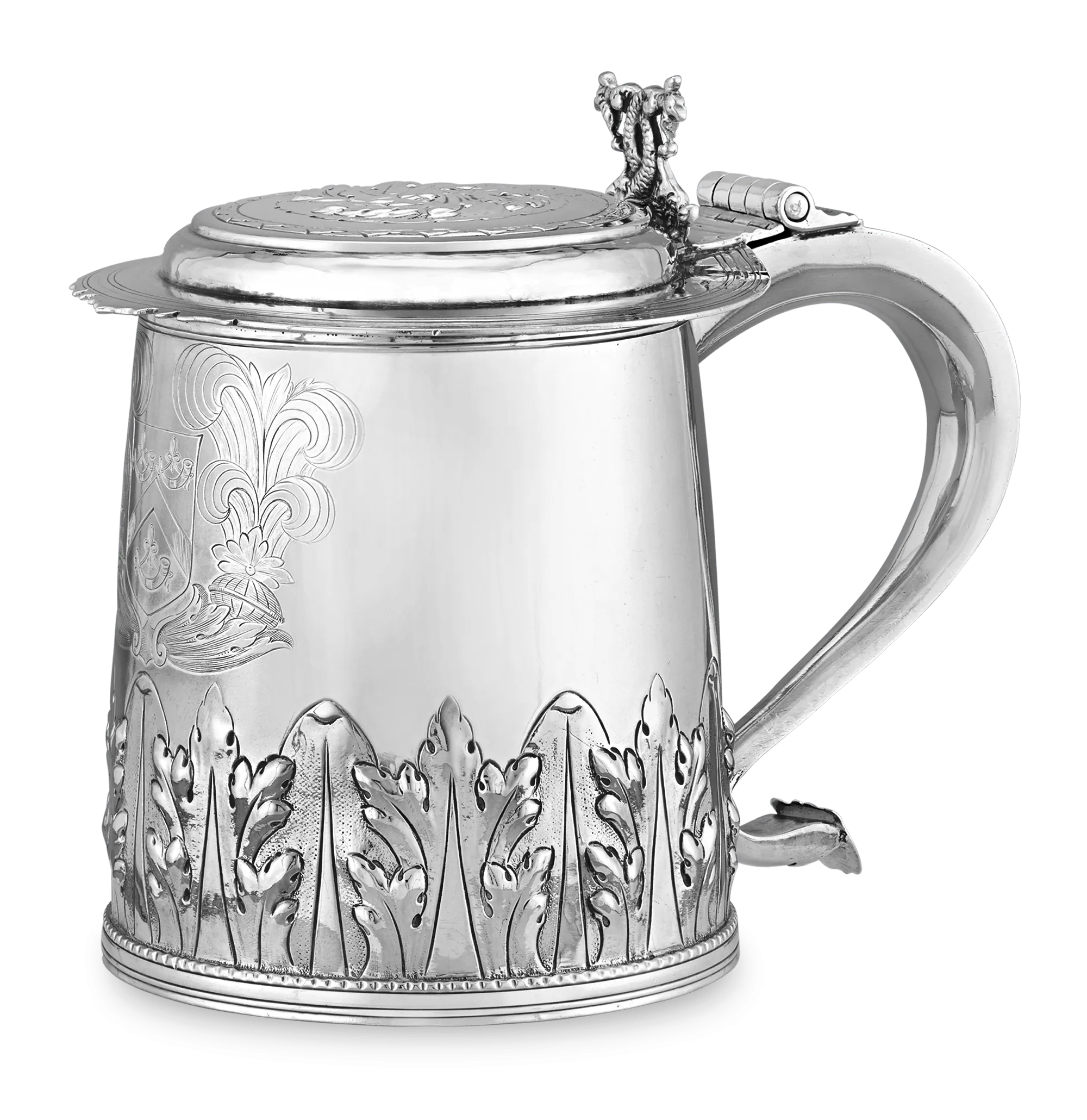 Charles II Silver Tankard