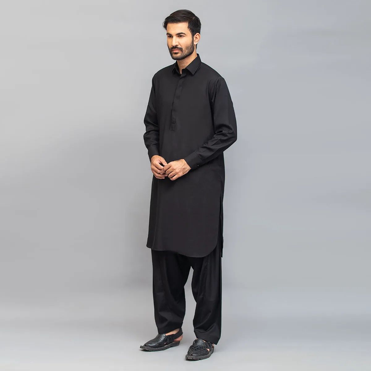 Classic Black Shalwar Kameez