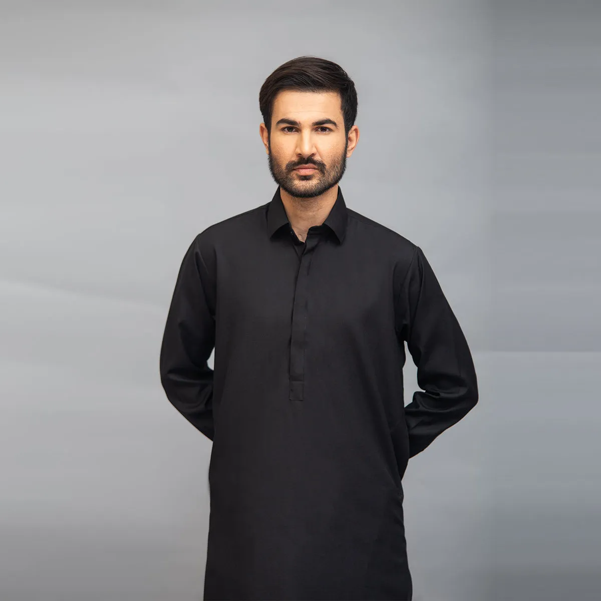 Classic Black Shalwar Kameez