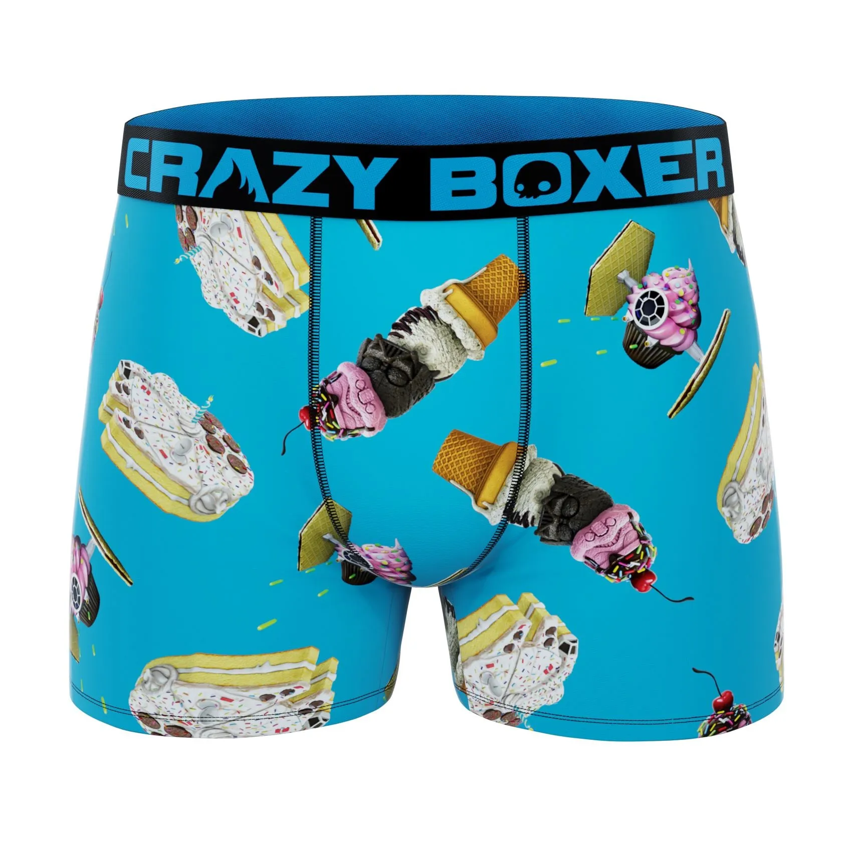 CRAZYBOXER Star Wars Desserts Men's Men's Boxer Briefs (3 pack)