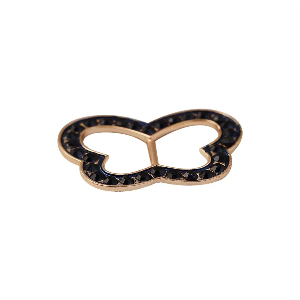 Cute Butterfly Shape Diamond Buckle for Kids Clothing