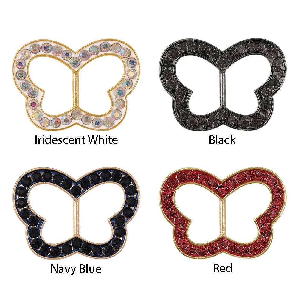 Cute Butterfly Shape Diamond Buckle for Kids Clothing