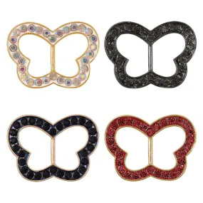 Cute Butterfly Shape Diamond Buckle for Kids Clothing