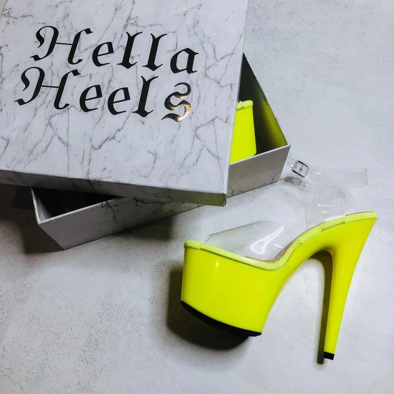 Hella Heels Classic Gloss 7inch Stilettos - Rhylie