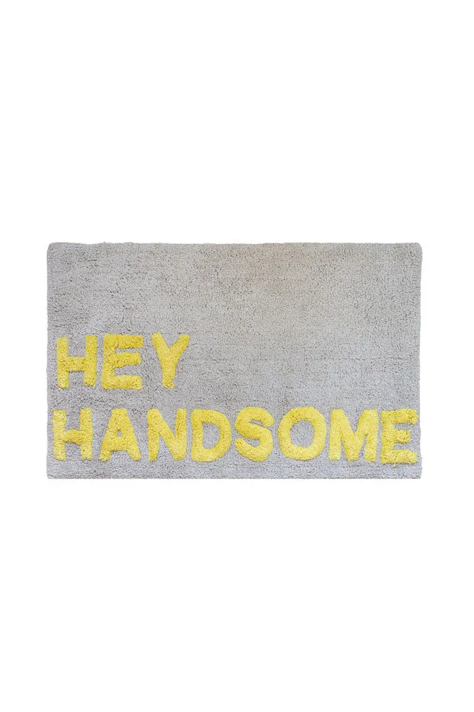 Hey Handsome Bath Mat