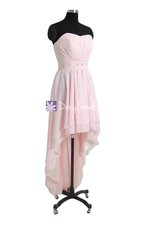 High-Low Fancy Dress Stylish Party Dress Ice Pink Cocktail Dress Prom Dress Evening Dress (PR28258)