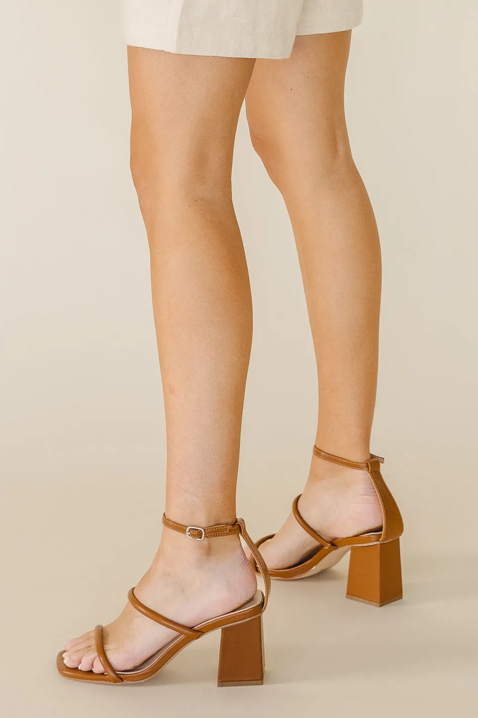 Kira Heels in Brown - FINAL SALE