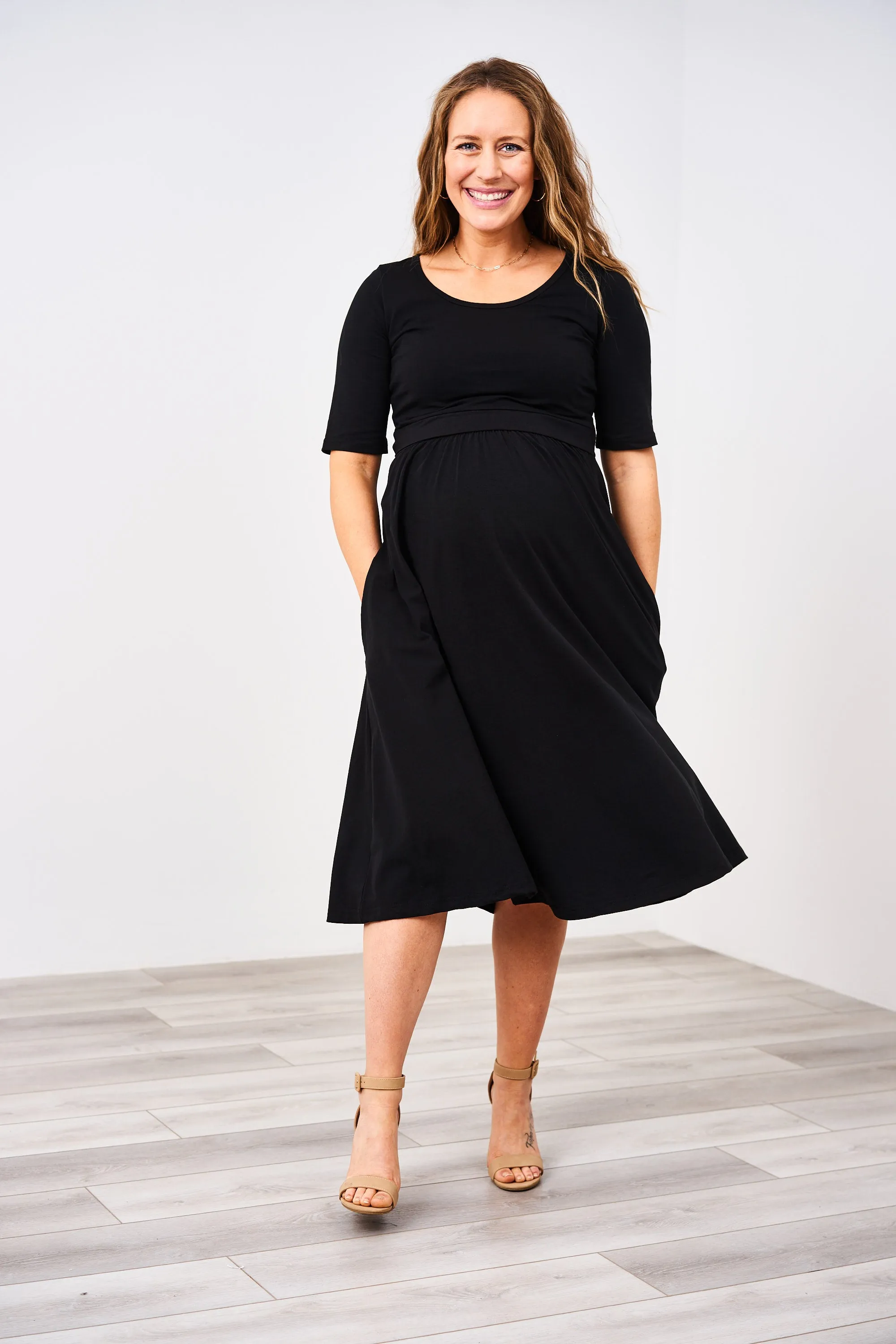 Latched Mama Classic Cotton Nursing Dress