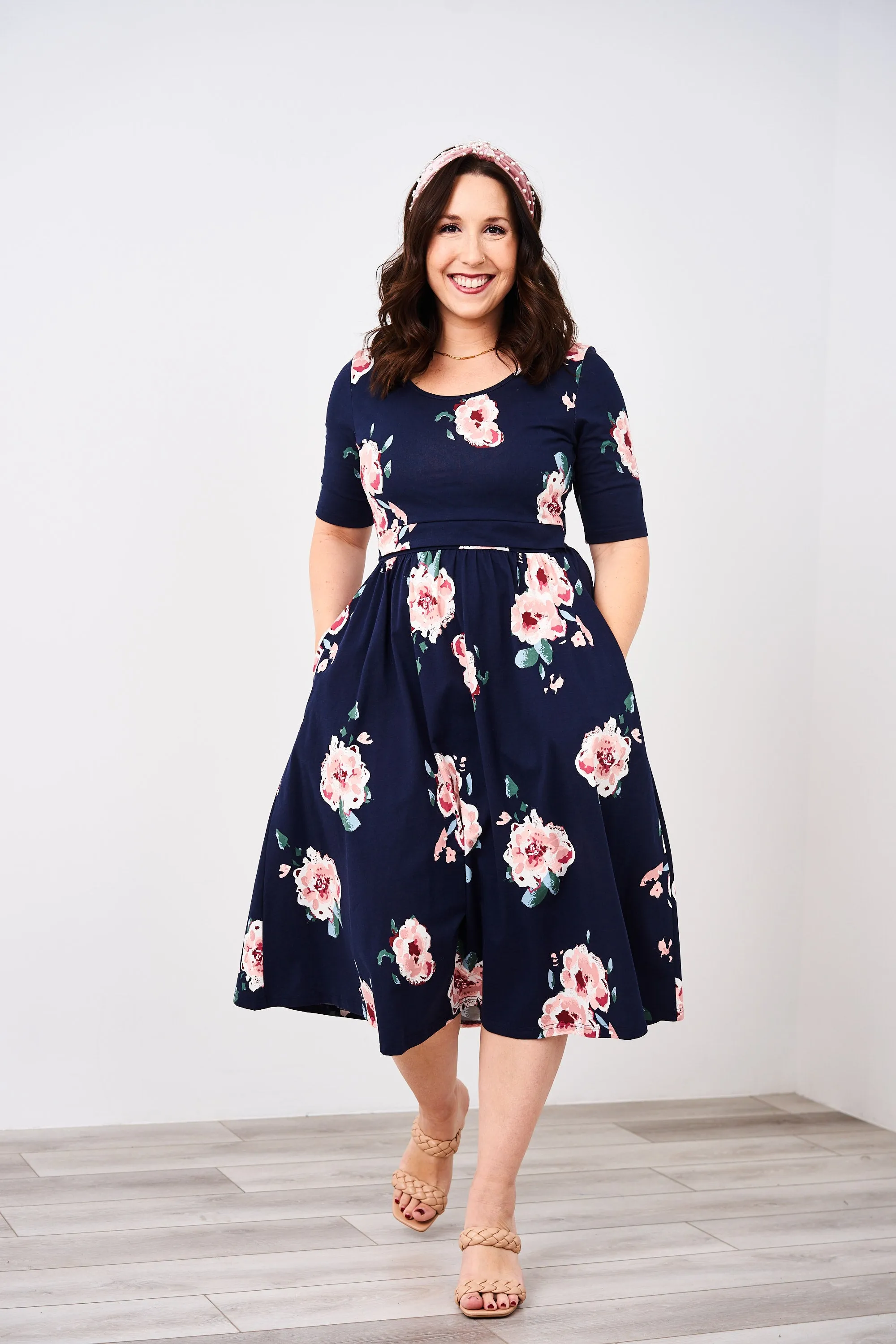 Latched Mama Classic Cotton Nursing Dress