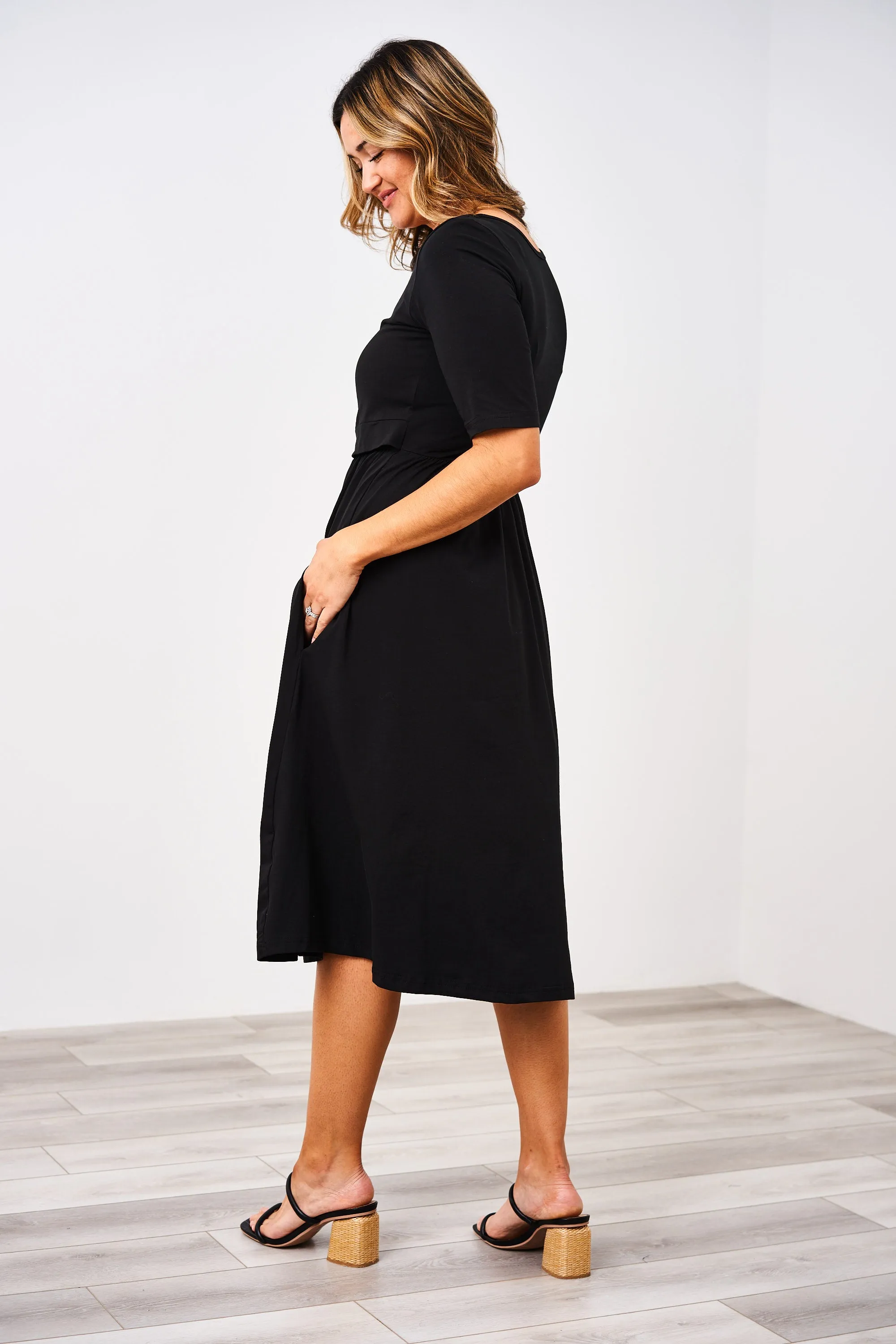 Latched Mama Classic Cotton Nursing Dress