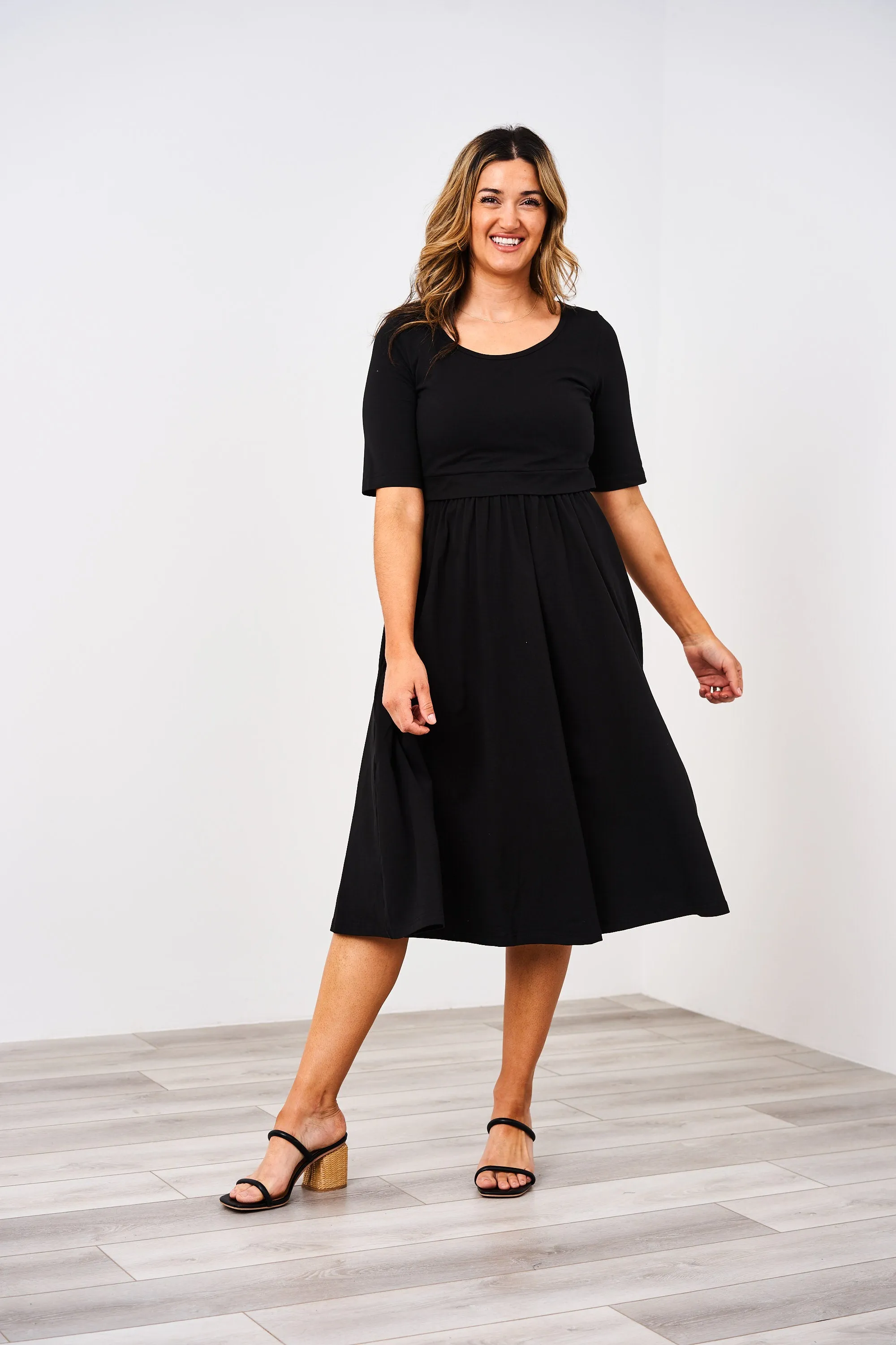 Latched Mama Classic Cotton Nursing Dress