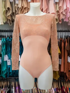 Pink Blush Dance Long Sleeve Leotard MP617