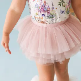 Rose Petal Tulle Skort