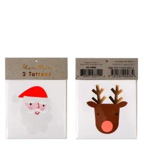 Santa & Reindeer Tattoos