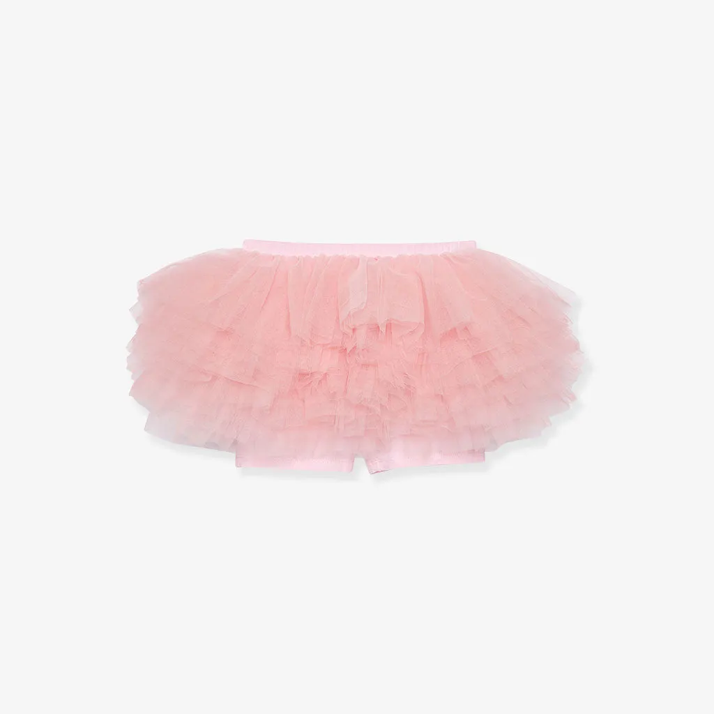 Starry Pink Tulle Skort