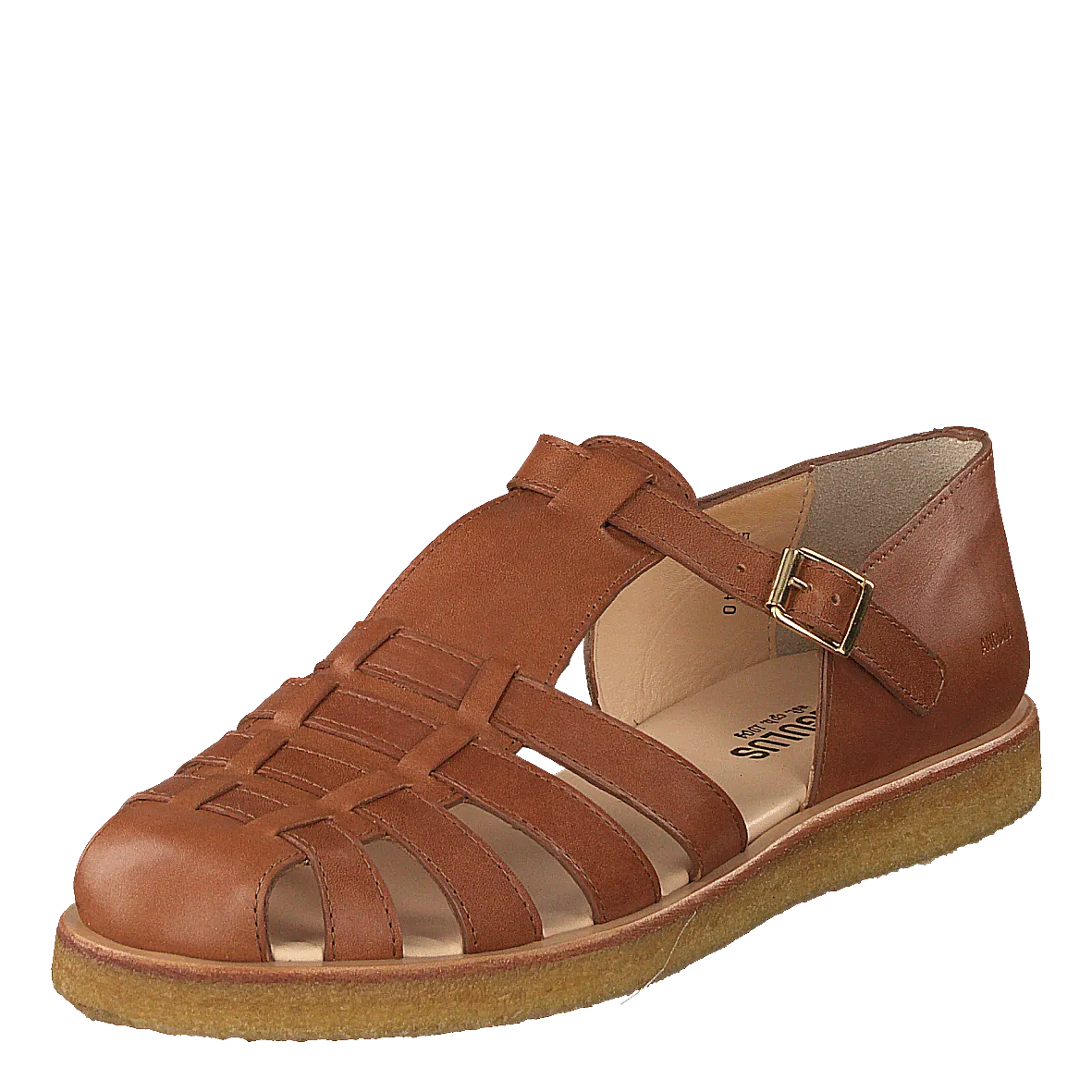 Strap Sandal With Buckle Tan