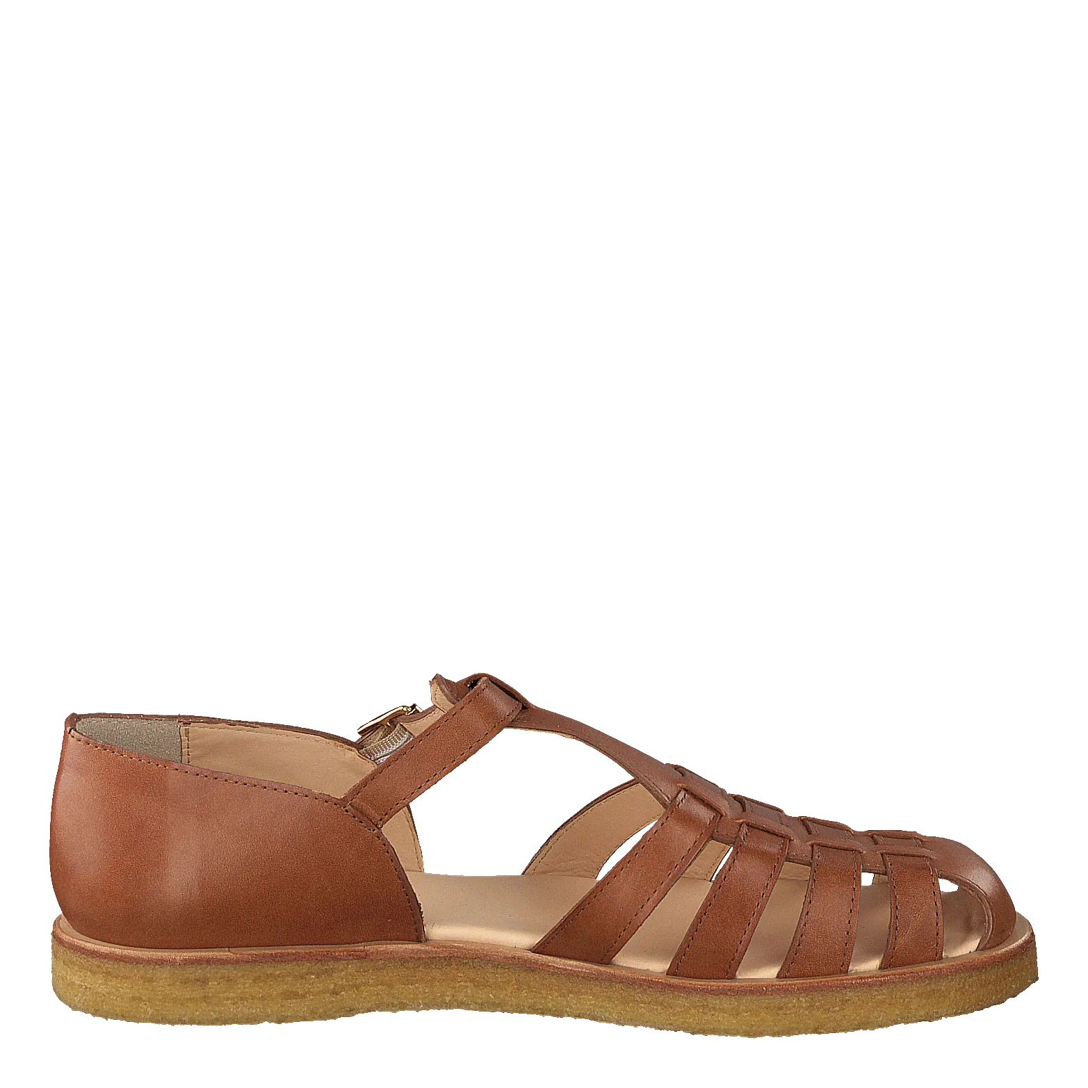 Strap Sandal With Buckle Tan