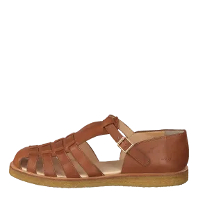 Strap Sandal With Buckle Tan