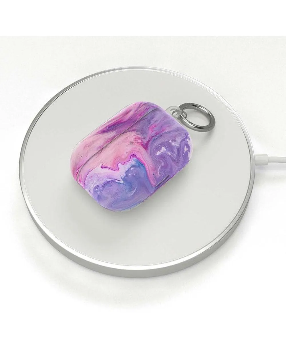 Tie Dying Over You | Purple Marble AirPods Case