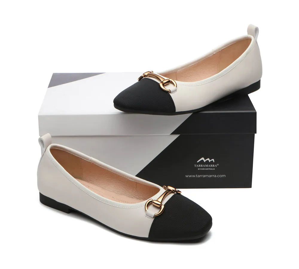 Women Ballet Flats With Metal Buckle Décor Lilian