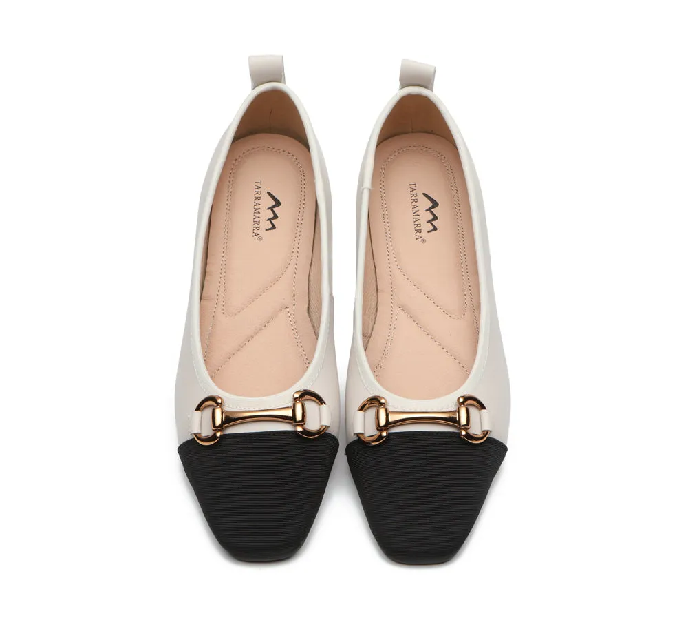 Women Ballet Flats With Metal Buckle Décor Lilian