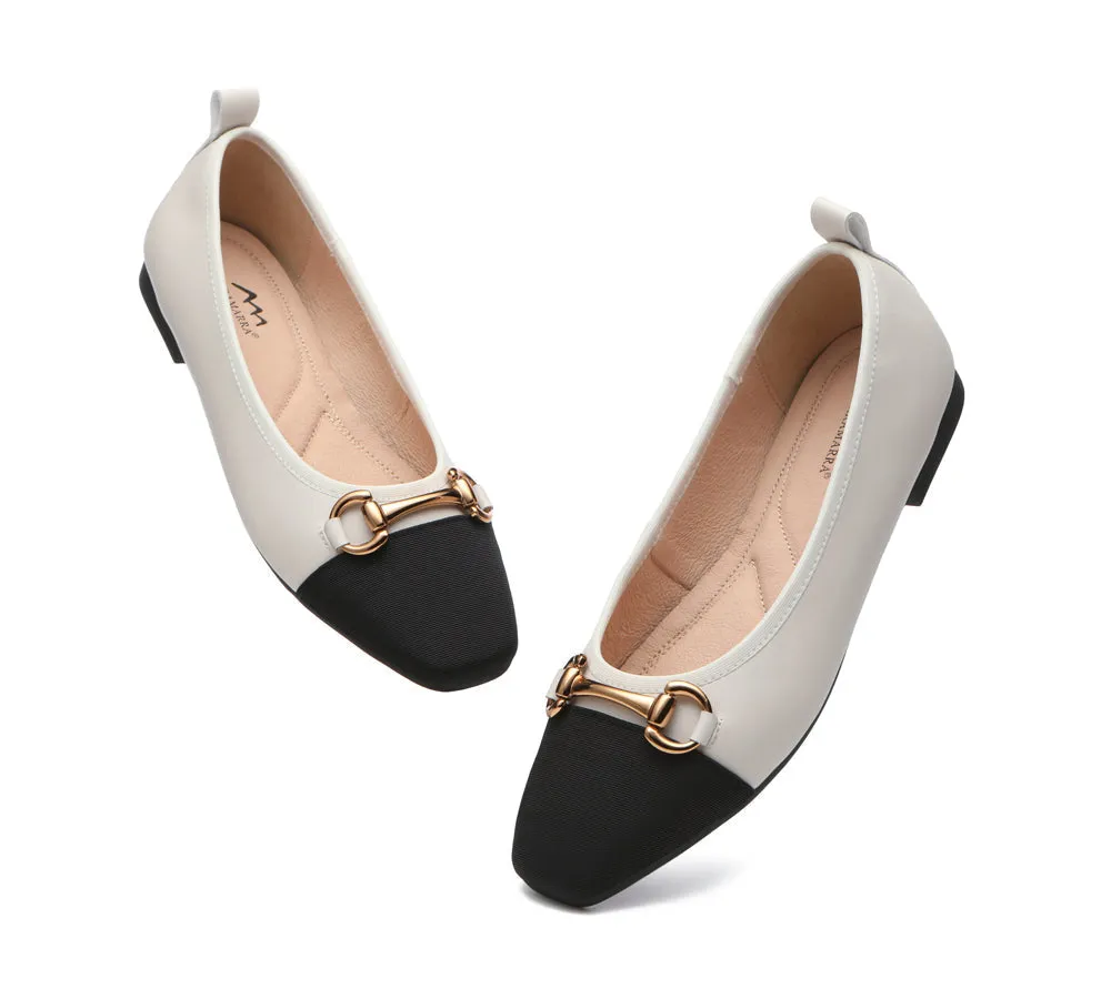 Women Ballet Flats With Metal Buckle Décor Lilian