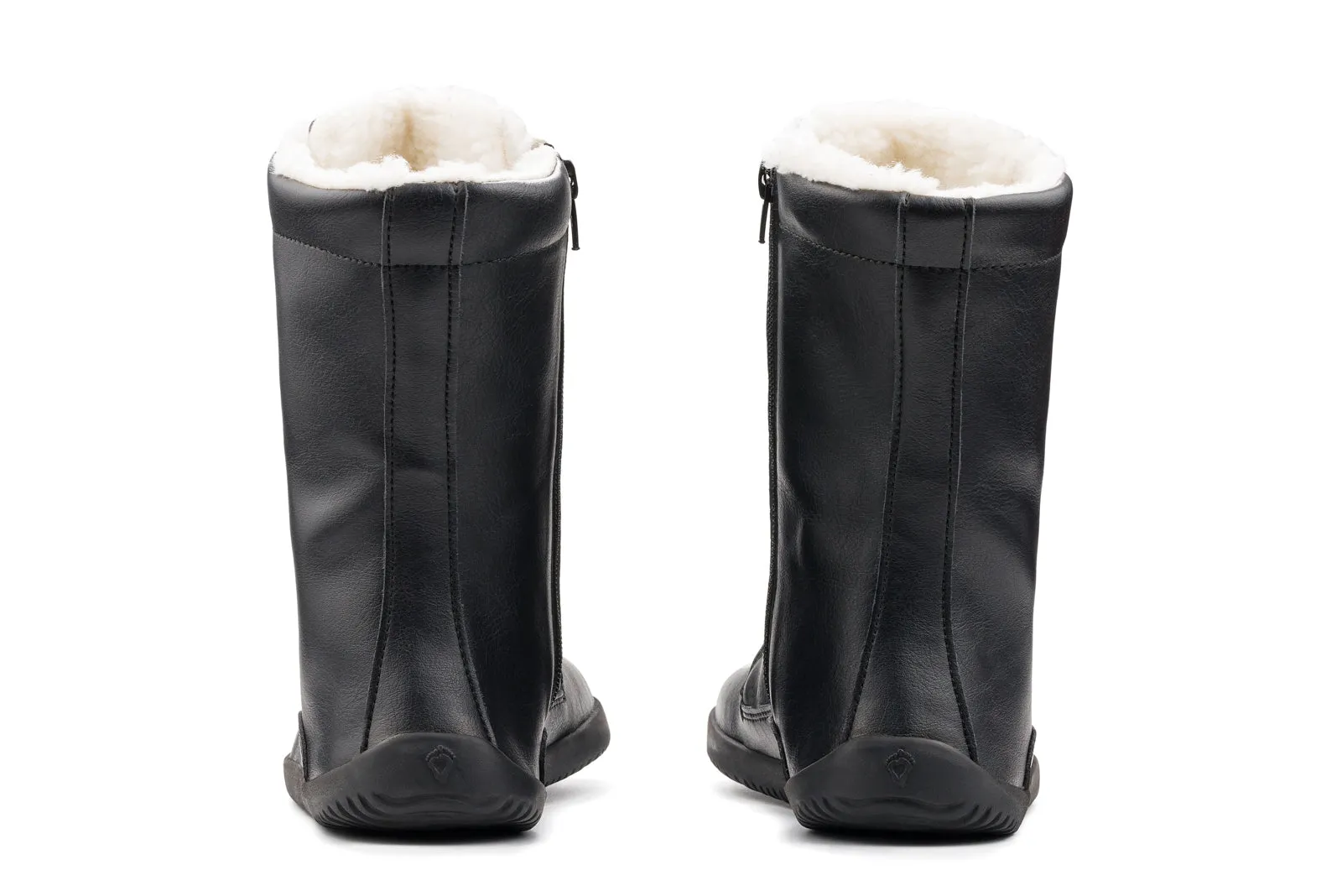 Women’s barefoot Jaya Winter Zip-up black boots